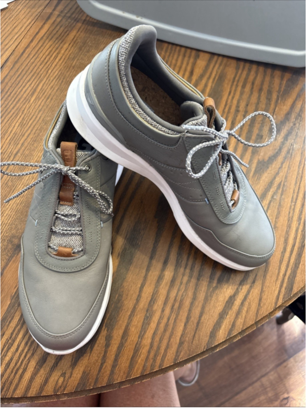 FootJoy Stratos Lux 50042 Golf Shoes Mens 10.5N Gray Spikeless